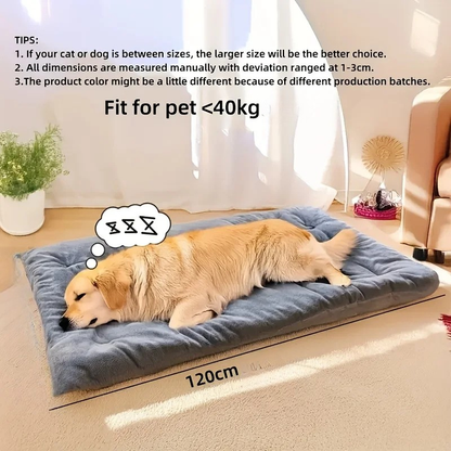 Extra Large Plush Dog Bed – Thickened Super Soft Sofa Mat for Large Dogs