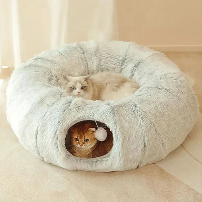 Round Tunnel Cat Beds: Pet Furniture Essential