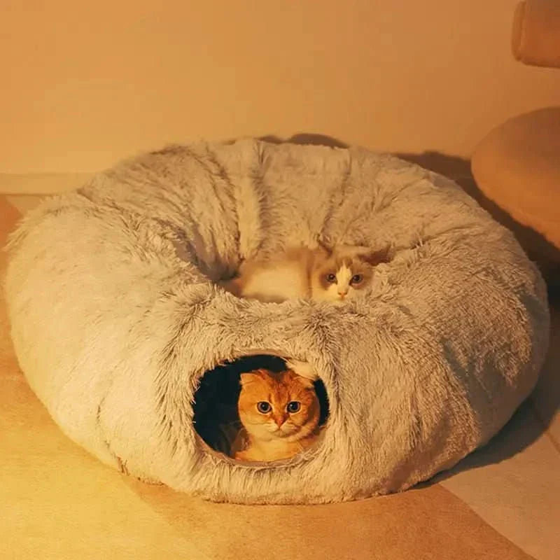 Round Tunnel Cat Beds: Pet Furniture Essential