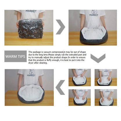 Cozy Pet Bed – Soft Cave Sofa for Small Dogs & Cats