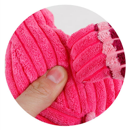 Vocal Animal Plush Toy – Durable Squeaky Dog Toy