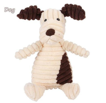 Vocal Animal Plush Toy – Durable Squeaky Dog Toy