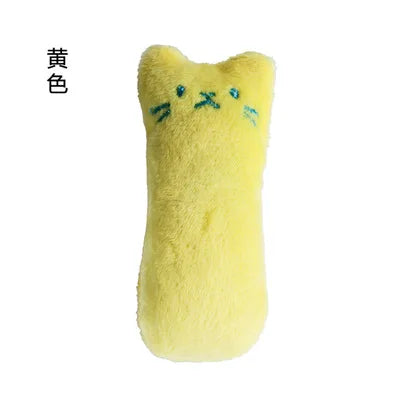 Teeth Grinding Catnip Plush Cat Toy For Cats Interactive Chew Toy