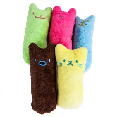 Teeth Grinding Catnip Plush Cat Toy For Cats Interactive Chew Toy