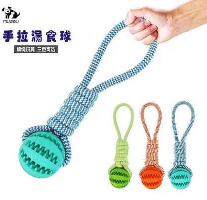 Dog teething resistant cotton rope toys, small, medium and large dog toys, knotted toys, braided chewing ropes for pets