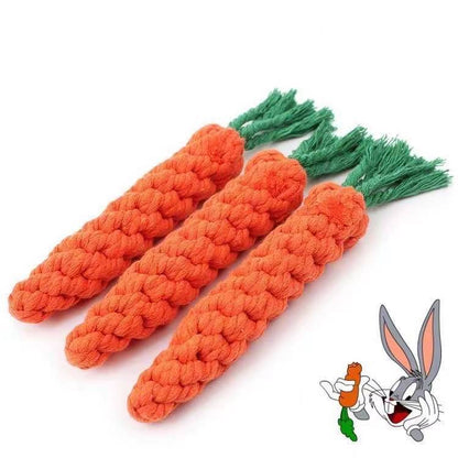 Dog teething resistant cotton rope toys, small, medium and large dog toys, knotted toys, braided chewing ropes for pets