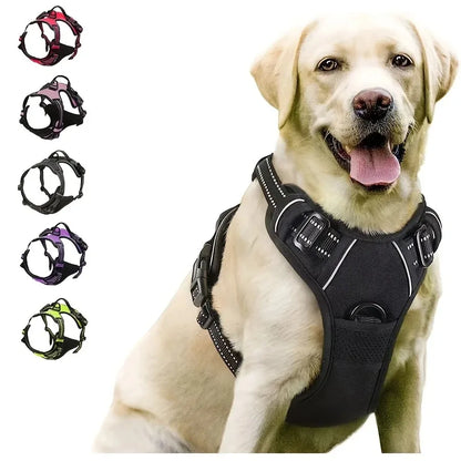 Dog Harness and Leash Set – Adjustable No-Pull Pet Vest for Small & Medium Dogs