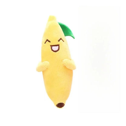 Cute Plush Cat Chew Toy - Interactive Molar Bite Toy