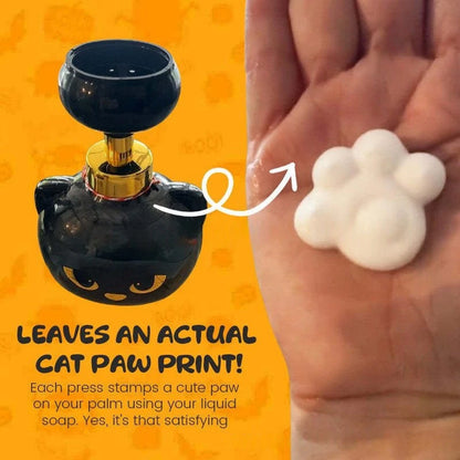 Cute Cat Paw Foam Soap Dispenser Funny Cute Cat Paw Flower Shape Foam Soap Pump Bottles Cat Lover Gift for Bathroom,Kitchen