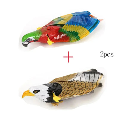 Simulation Bird Interactive Cat Toys Electric Hanging Eagle Flying Bird.