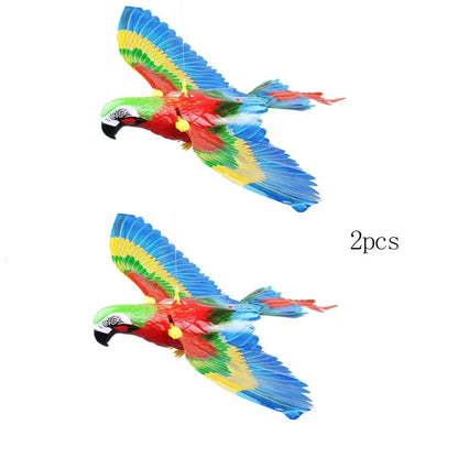 Simulation Bird Interactive Cat Toys Electric Hanging Eagle Flying Bird.