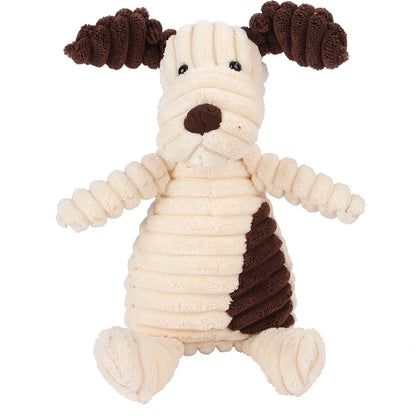 Vocal Animal Plush Toy – Durable Squeaky Dog Toy