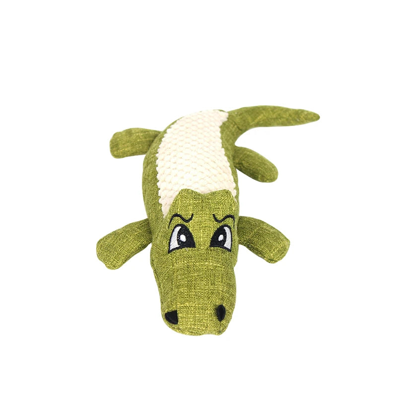 Plush Alligator Chew Toy