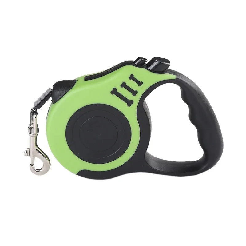 FlexiLeash Retractable Dog Leash | 3m/5m Tangle-Free Walking Lead