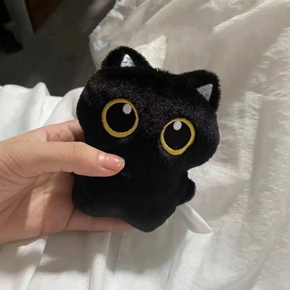 Adorable Black Cat Plush Toy – 10 cm