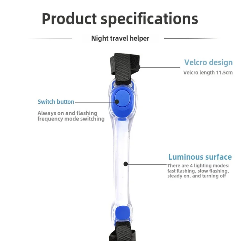 Waterproof LED Dog Collar with Glowing Safety Light, Multi-Color Pendants, Night Visibility Pet Collar for Outdoor Use