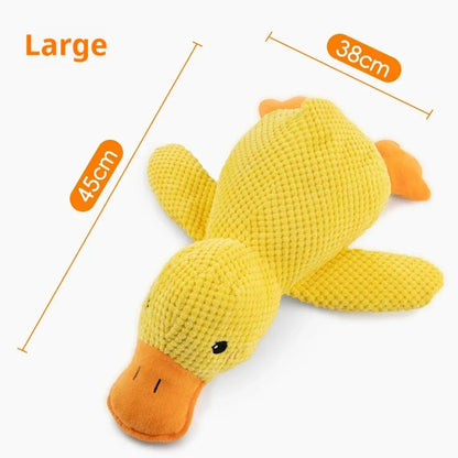 ideal for playtime & naps Suitable for all dog sizes Plush Duck Dog Toy – Bite-Resistant