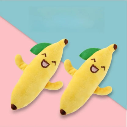 Cute Plush Cat Chew Toy - Interactive Molar Bite Toy