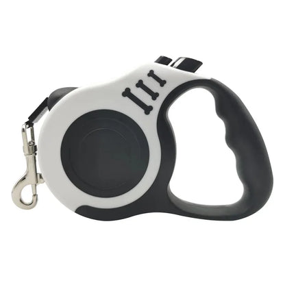 FlexiLeash Retractable Dog Leash | 3m/5m Tangle-Free Walking Lead