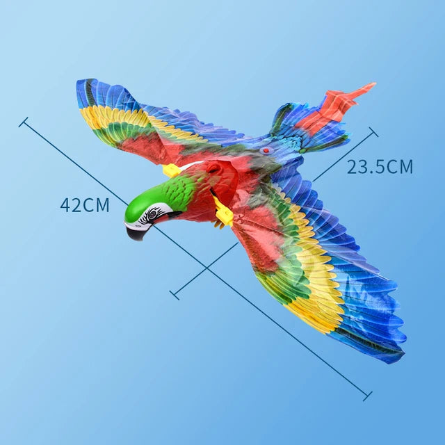 Simulation Bird Interactive Cat Toys Electric Hanging Eagle Flying Bird.