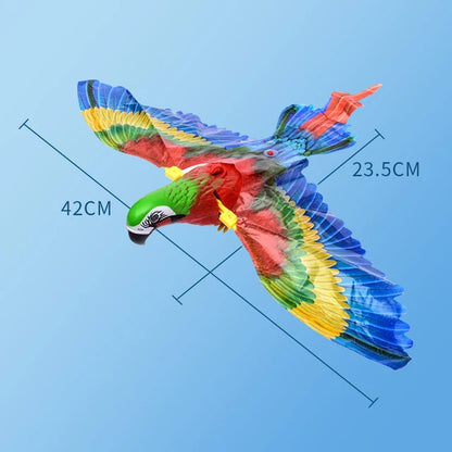 Simulation Bird Interactive Cat Toys Electric Hanging Eagle Flying Bird.