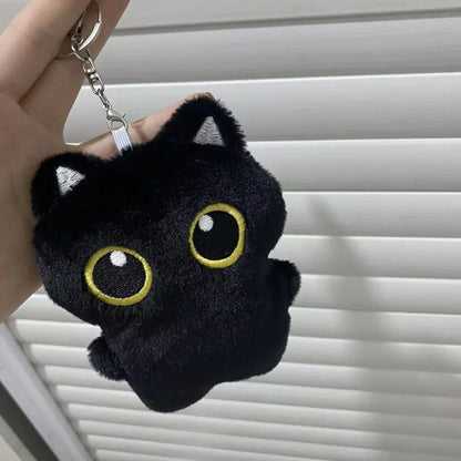 Adorable Black Cat Plush Toy – 10 cm