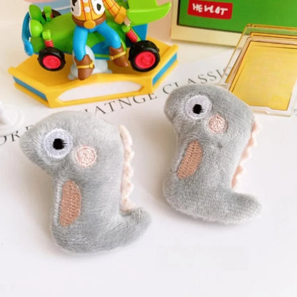 Cute Plush Cat Chew Toy - Interactive Molar Bite Toy