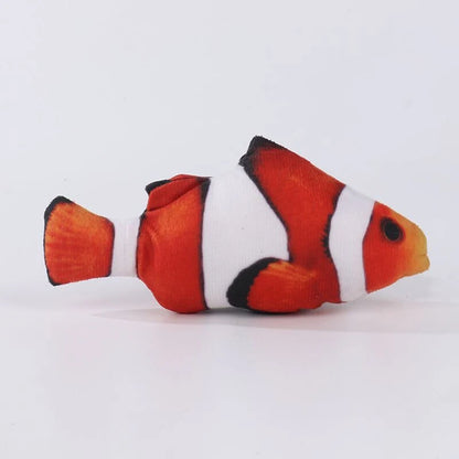20 cm Realistic Plush Fish Cat Toy
