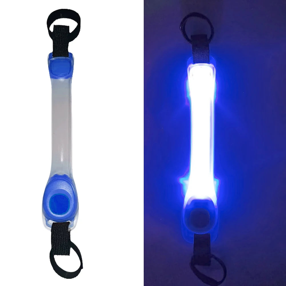 Waterproof LED Dog Collar with Glowing Safety Light, Multi-Color Pendants, Night Visibility Pet Collar for Outdoor Use
