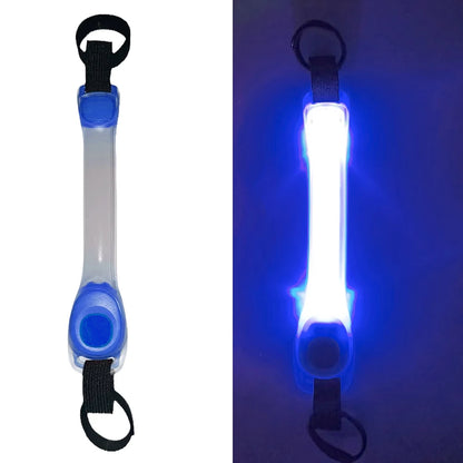 Waterproof LED Dog Collar with Glowing Safety Light, Multi-Color Pendants, Night Visibility Pet Collar for Outdoor Use