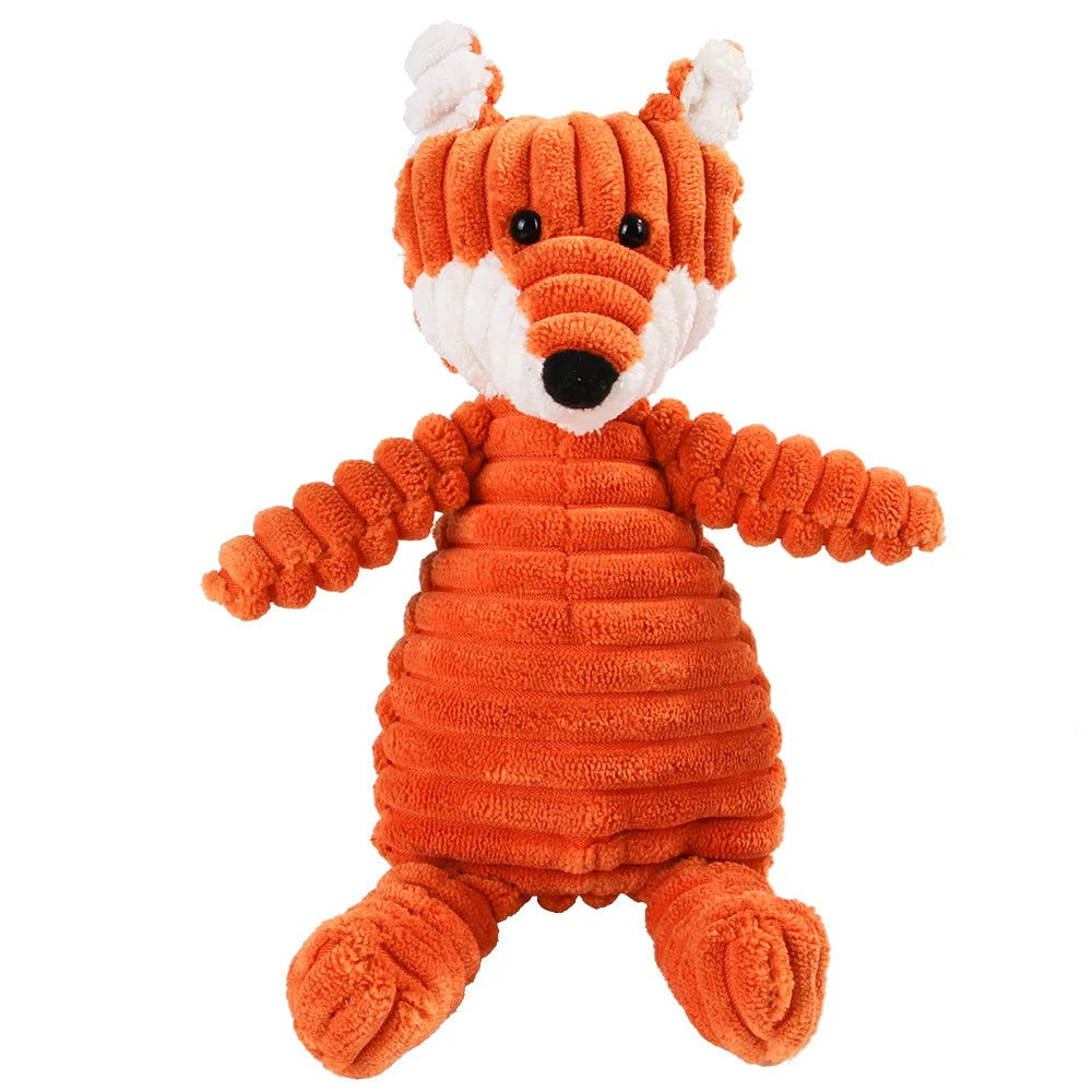 Vocal Animal Plush Toy – Durable Squeaky Dog Toy