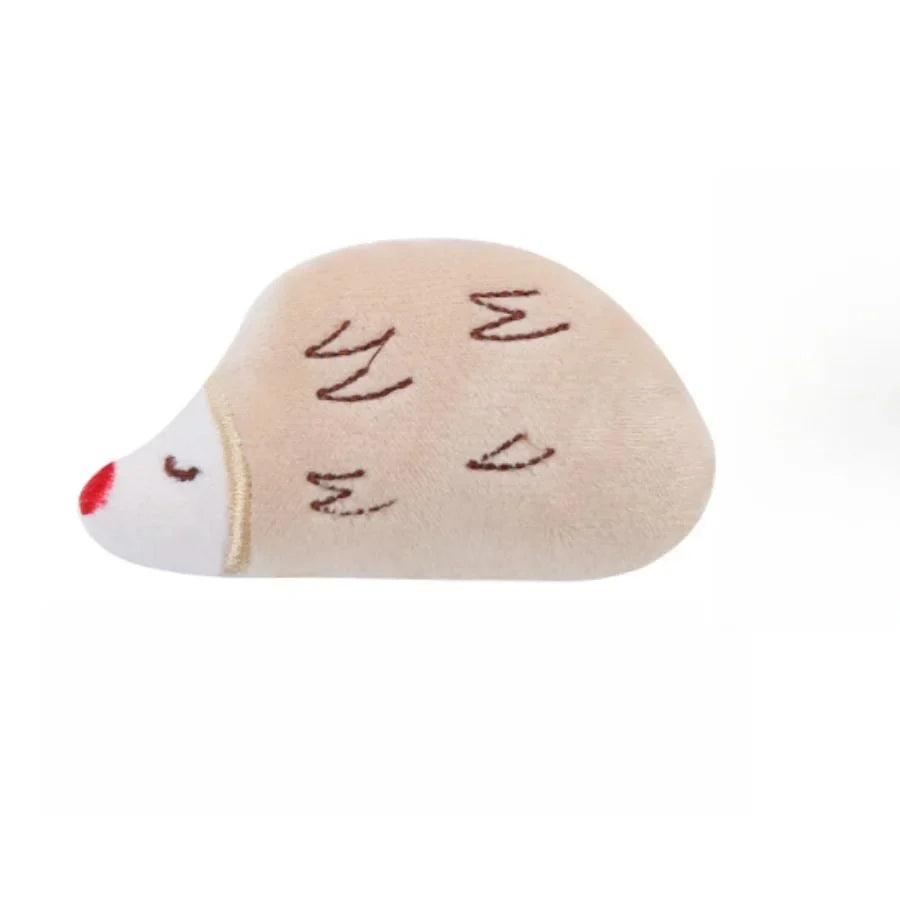 Cute Plush Cat Chew Toy - Interactive Molar Bite Toy