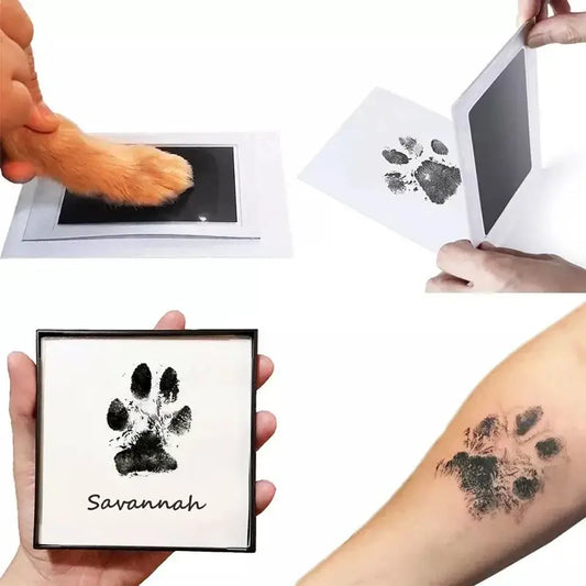 Unique Memorial Ornament – Keep Your Pet’s Paw Print Forever 🐾