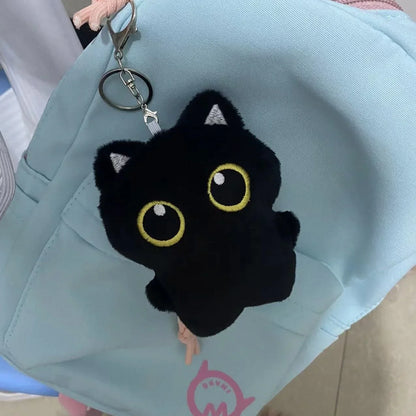 Adorable Black Cat Plush Toy – 10 cm