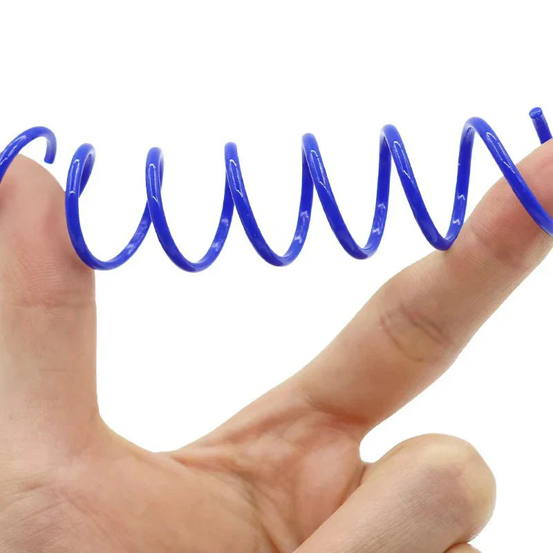 Plastic Spring Cat Toy, Colorful Jumping Bounce Springs for Cats, Scratch-Resistant Bite-Safe Interactive Kitten Toy