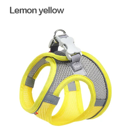 Cats Dog Accessories Small Dog Collar Safety Vest Pet Chest Rope Dogs Cover Breathable Adjustable Harnesses Supplies Products