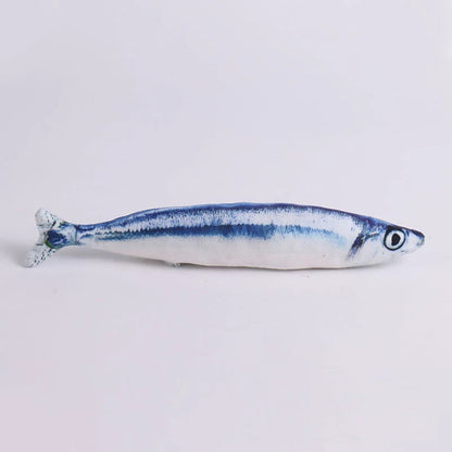 20 cm Realistic Plush Fish Cat Toy