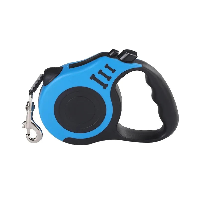 FlexiLeash Retractable Dog Leash | 3m/5m Tangle-Free Walking Lead