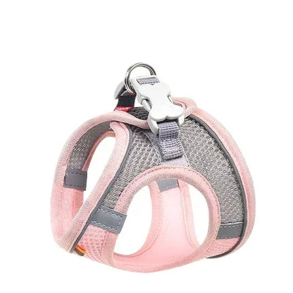 Cats Dog Accessories Small Dog Collar Safety Vest Pet Chest Rope Dogs Cover Breathable Adjustable Harnesses Supplies Products