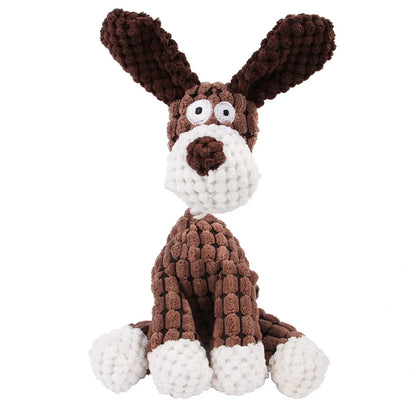 Vocal Animal Plush Toy – Durable Squeaky Dog Toy