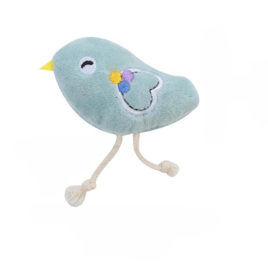 Cute Plush Cat Chew Toy - Interactive Molar Bite Toy