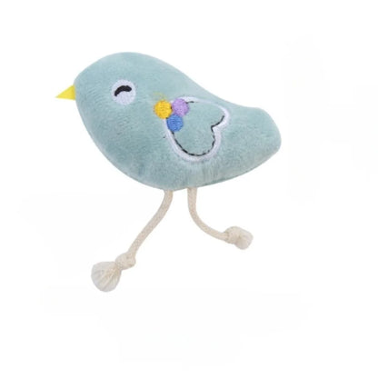 Cute Plush Cat Chew Toy - Interactive Molar Bite Toy