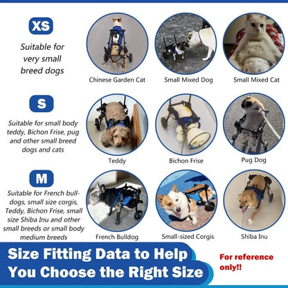 Choice Pet Wheelchair For Dog Hind Leg Paralysis Rehabilitation