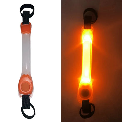 Waterproof LED Dog Collar with Glowing Safety Light, Multi-Color Pendants, Night Visibility Pet Collar for Outdoor Use
