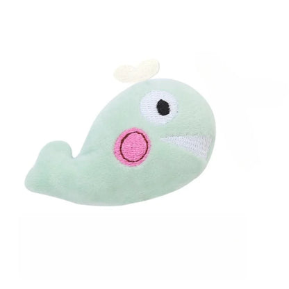 Cute Plush Cat Chew Toy - Interactive Molar Bite Toy