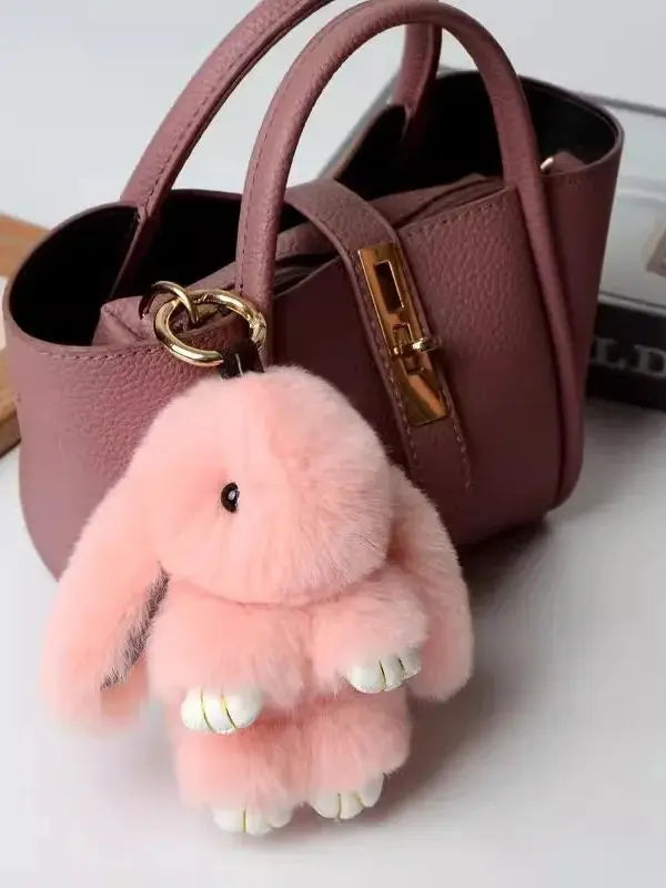 Charm Bag - Pink Rabbit