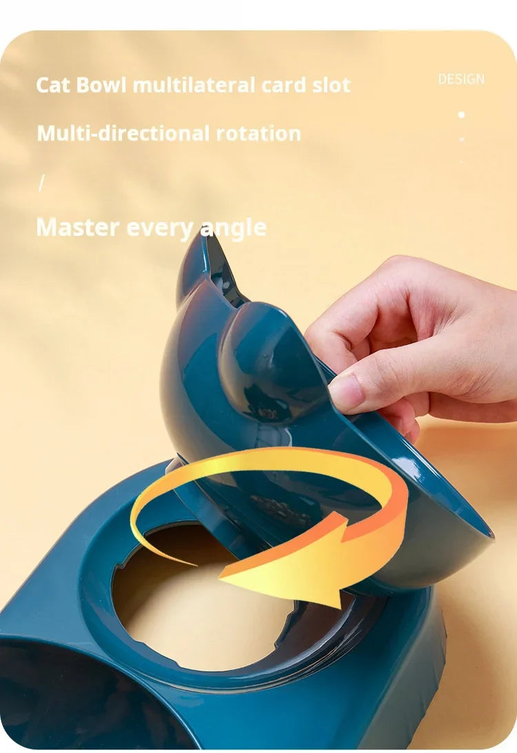 Pet Bowls With Water Feeder, 3 In 1 Ear Design