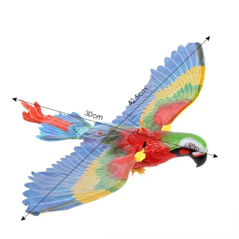 Simulation Bird Interactive Cat Toys Electric Hanging Eagle Flying Bird.