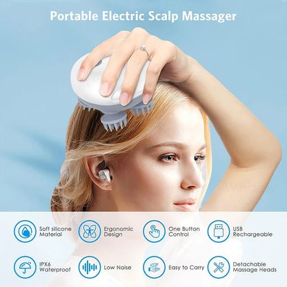 Electric Scalp Head Massager