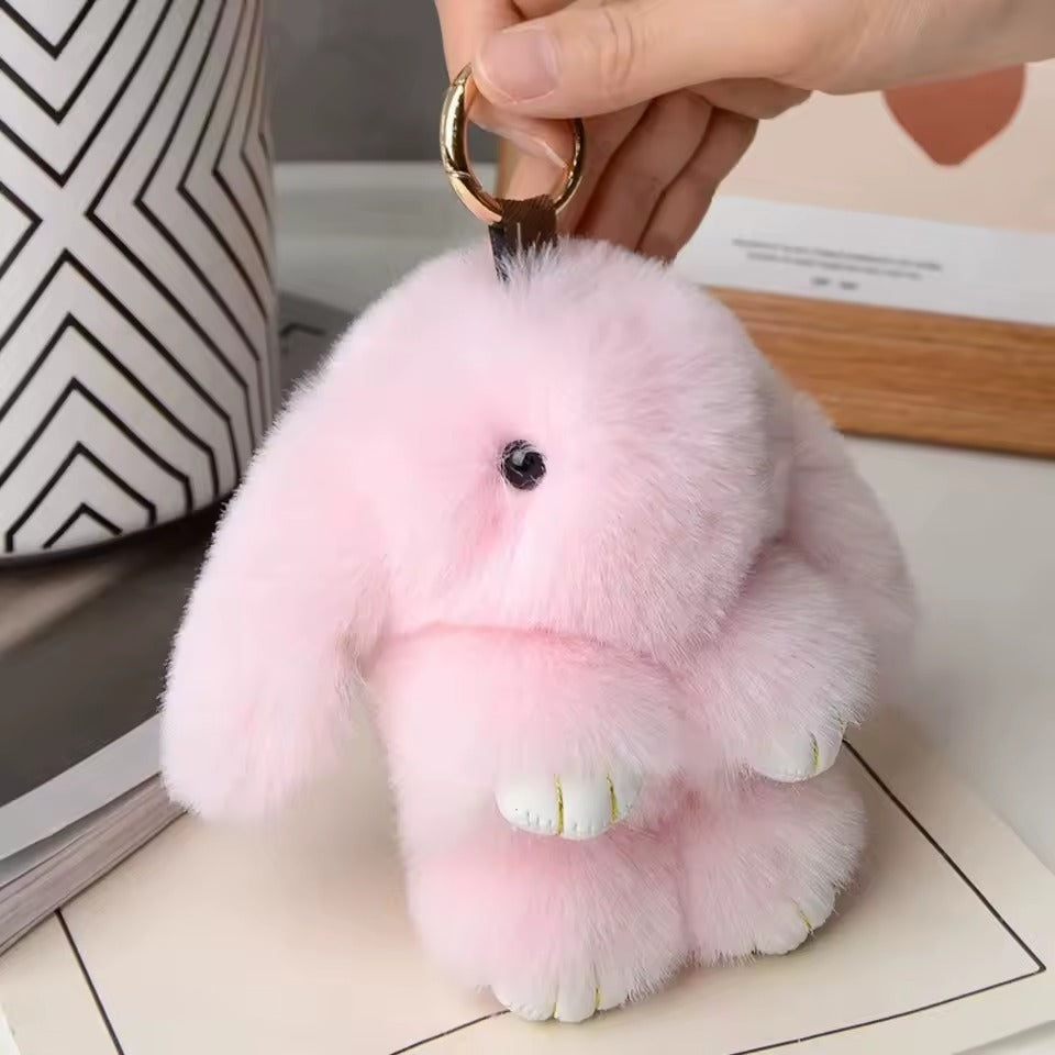 Charm Bag - Pink Rabbit
